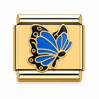 Blue Butterfly Charm