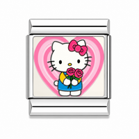 Rose Kitty Charm